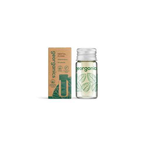 nic-dentystyczna-z-bionylonu-zielona-mieta-50-m-georganics.png